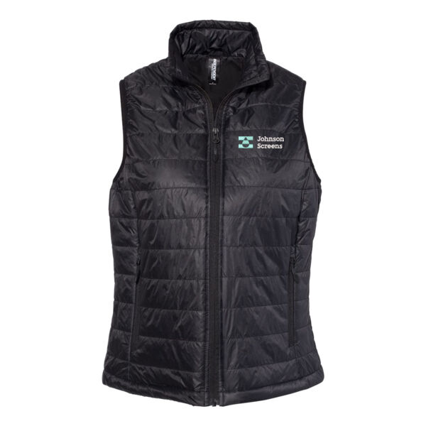 Independent Trading Co. - Women's Puffer Vest - Embroidered Logo Thumbnail