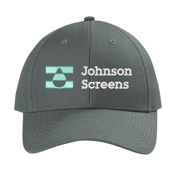 CornerStone® Canvas Cap - Embroidered Logo Thumbnail