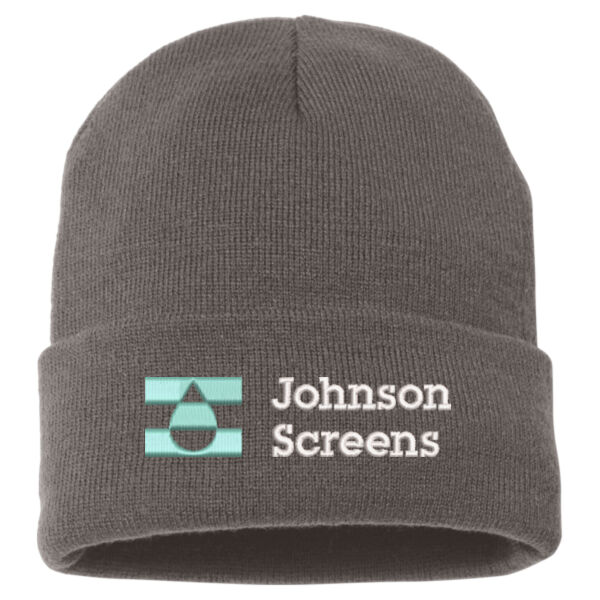 Sportsman - Jersey Lined 12" Cuffed Beanie - Embroidered Logo Thumbnail