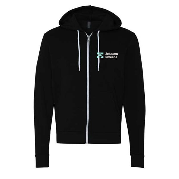 BELLA + CANVAS - Sponge Fleece Full-Zip Hoodie - Embroidered Logo Thumbnail
