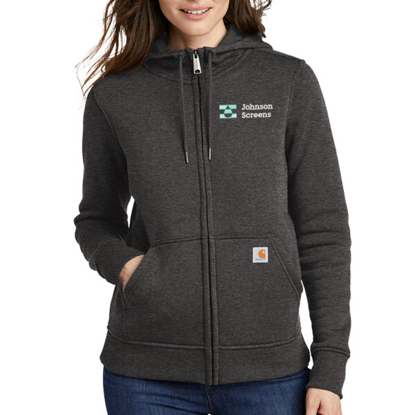 Carhartt® Women’s Clarksburg Full-Zip Hoodie - Embroidered Logo Thumbnail