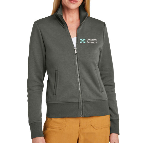 Brooks Brothers® Women’s Double-Knit Full-Zip - Embroidered Logo Thumbnail