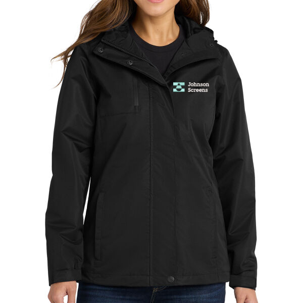 Port Authority Women's All-Conditions Jacket - Embroidered Logo Thumbnail