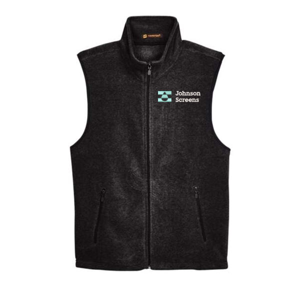 Harriton Fleece Full-Zip Vest - Embroidered Logo Thumbnail