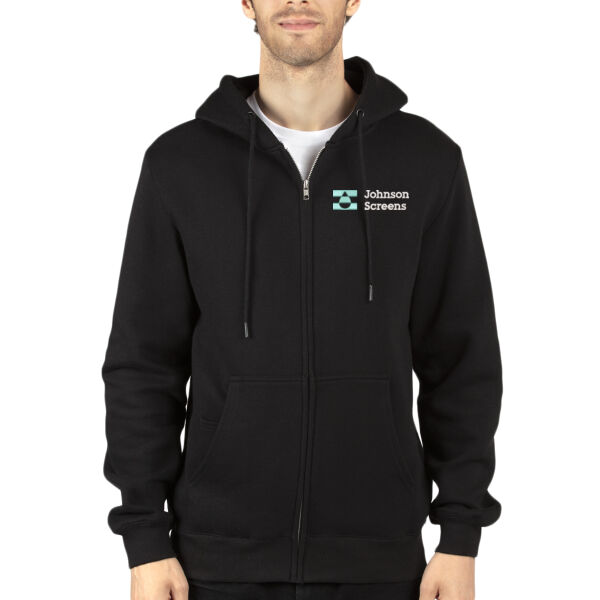 Threadfast Apparel Fleece Full-Zip Hooded Sweatshirt - Embroidered Logo Thumbnail