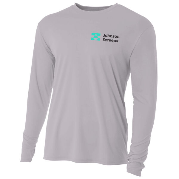 A4 Cooling Performance Long Sleeve Tee - Printed Logo Thumbnail