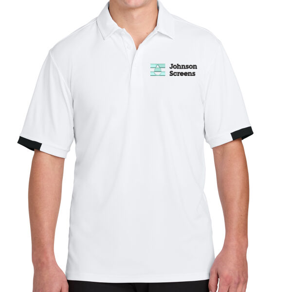 Sport-Tek Club Colorblock Polo - Embroidered Logo Thumbnail