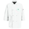 Button Chef Coat with Thermometer Pocket Thumbnail